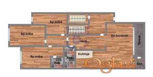 Četvorosoban 85m2 Somborski bulevar